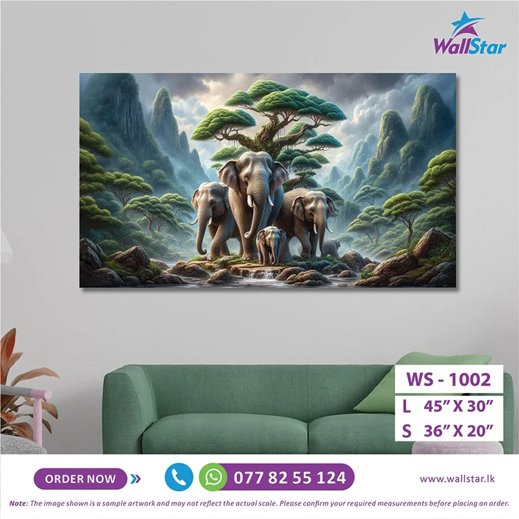 Majestic Guardians of the Wild Wall Art (36" x 20"/45" x 30") - Image 2