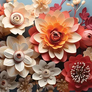 Blossoms of Elegance Wall Art (36" x 20"/45" x 30")