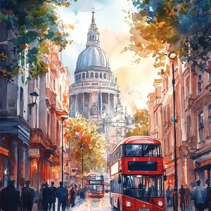 London Radiance Wall Art (36" x 20"/45" x30")