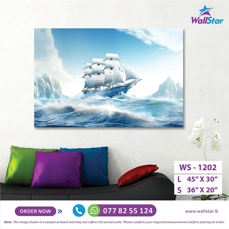 Arctic Horizon Voyage Wall Art (36" x 20"/45" x 30") - Image 2