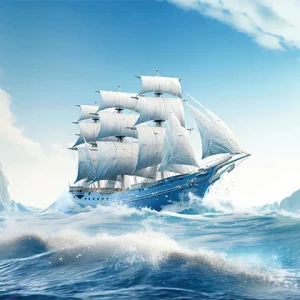 Arctic Horizon Voyage Wall Art (36" x 20"/45" x 30")