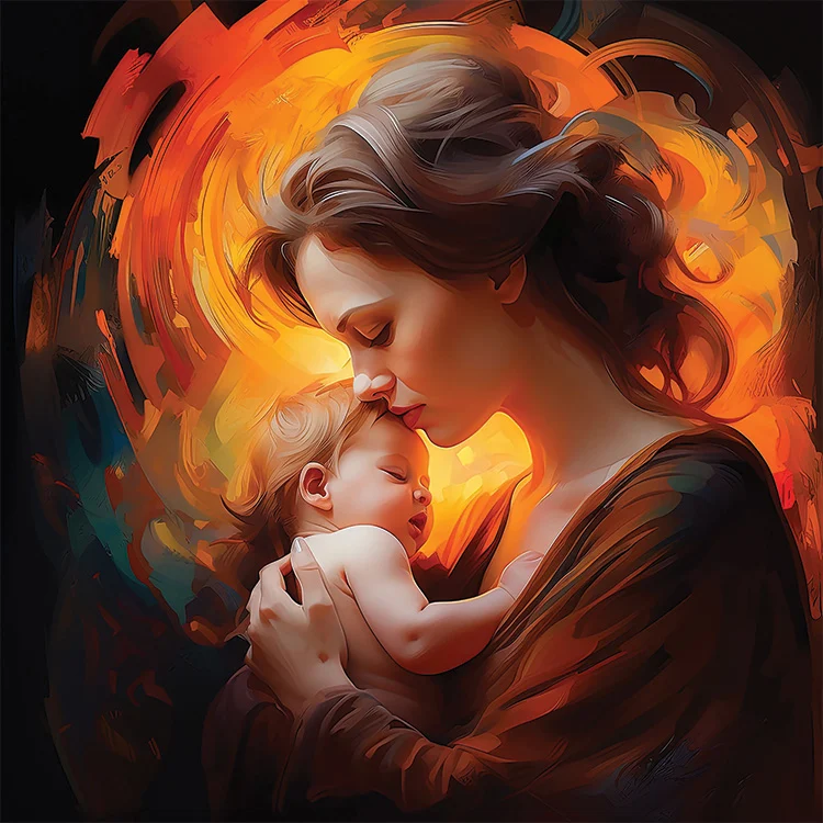 Sacred Embrace Wall Art (20" x 20"/45" x 45")