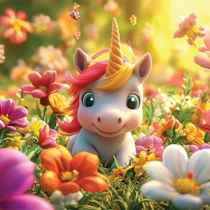 Enchanted Unicorn Wall Art (36"x 20"/ 45"x 30")