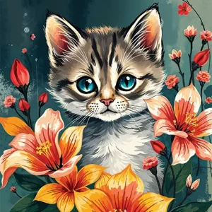 The Azure Eyed Muse Wall Art (36"x 20"/45"x 30")