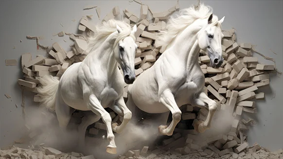 Twin Forces Wall Art (36" x 20"/45" x 30")