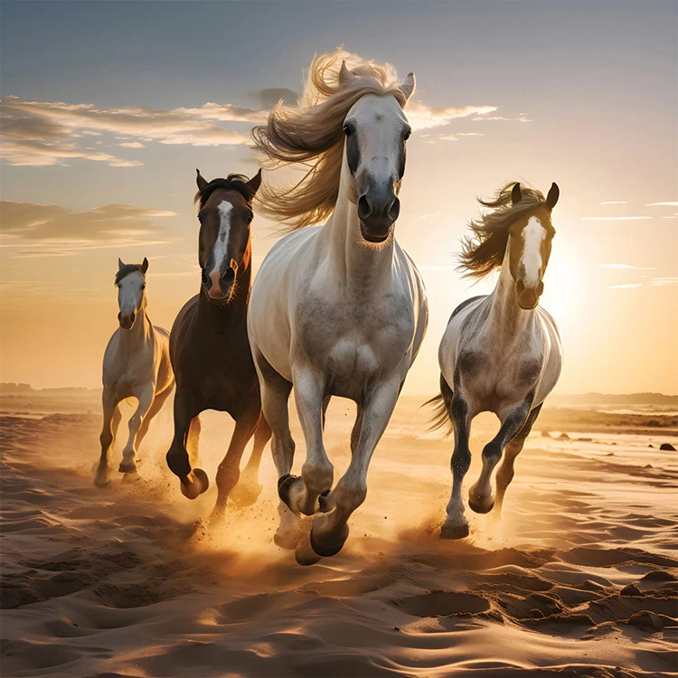 Dune Runners Wall Art (20"x 20"/45"x 45")