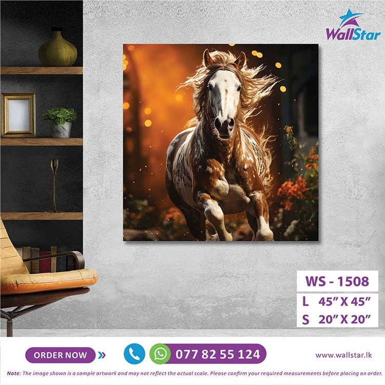 Majestic Gallop Wall Art (20"x 20"/45"x 45") - Image 2