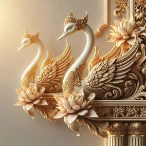 Golden Grace Wall Art (20"x 20"/45"x 45")