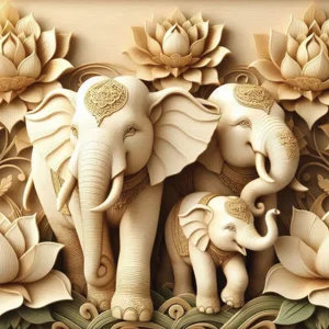 Ivory Harmony Wall Art (20"x 20"/45"x 45")