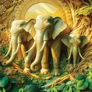 Golden Glow Wall Art (36"x 20"/45"x 30")