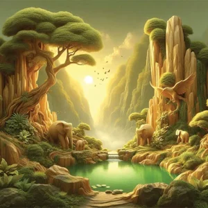 Elysian Valley Wall Art (36"x 20"/45"x 30")