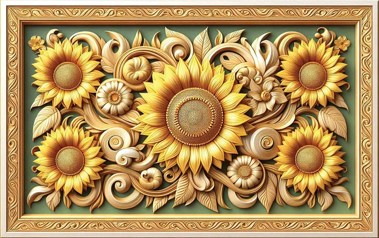 Golden Dynasty Wall Art (36"x 20"/45"x 30")