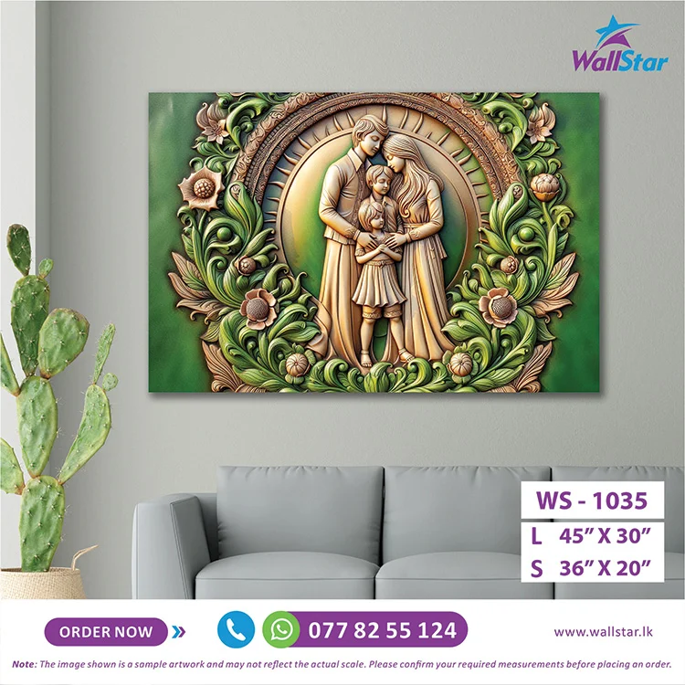 Sacred Embrace Wall Art (36"x 20"/45"x 30") - Image 2