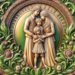 Sacred Embrace Wall Art (36"x 20"/45"x 30")